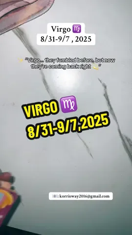 “Virgos, your story isn’t over just yet… 🌱 Someone from your past who once gave you a false start is finding their way back. This time, they’re ready to pour into you with the love, beauty, and commitment you always deserved. 💫 It feels like the Universe is giving this connection a second chance—will you let it in?” 💌 Comment below if this resonates with your Virgo placements ⬇️ #VirgoReading #VirgoSeason #VirgoLove #ZodiacMessages #VirgoCollective     