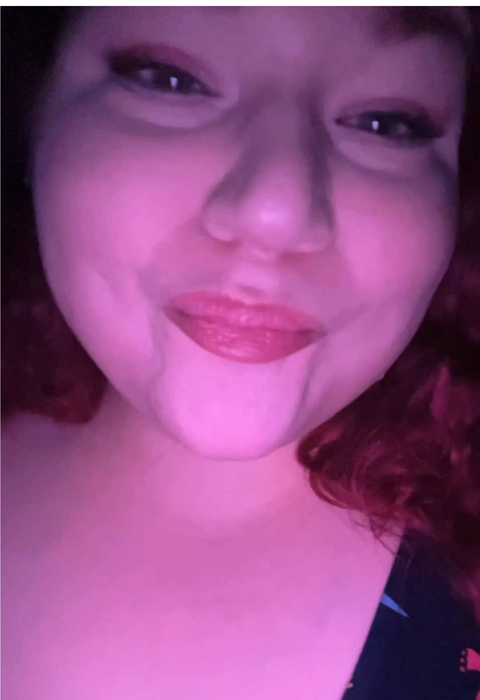 Look of the day featuring me trying to get a cat hair off my lip. And me on spravato before things got extra loopy. Very attractive. 