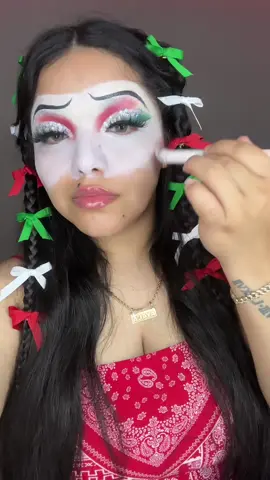 💚🤍❤️Tutorial de maquillaje de payasito patrio 💚🤍❤️  #MaquillajePatrio #FiestasPatrias #VivaMéxico #VivaMéxico #PayasitaGlam 