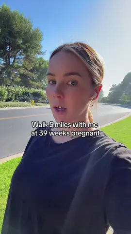 Walk 5 miles with me at 39 weeks pregnant. Chat gpt said walking is one of the best things to do to kick start labor, let’s test that theory  #pregnant #labor #39weekspregnant 