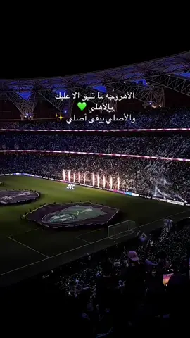 الملكي يبقى ملكي ..💚🤍✨ #وعبر_الزمان_سنمضي_معا🔥 #نادينا_ملكي_وحنا_ملوك👑💚 #اكسبلورexplore #