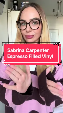 What a birthday present 🤩🤩🤩 The Sabrina Carpenter Blood Records Espresso vinyl is officially mine!!!!! A huge thank you to my dear friend @LovesNugs 🥹🩷 #recordcollection #bloodrecords #sabrinacarpenter #vinylcheck 