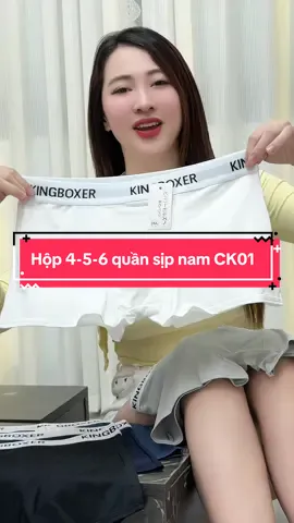 Hộp 4-5-6 quần sịp nam CK01 #cohuyentaphoa #xuhuong 