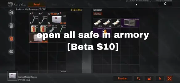 So many safe✌️ #ArenaBreakout #ArenaBreakoutS9 #ArenaBreakoutID #GoldenLionsLegion #ARENABREAKOUTS10 