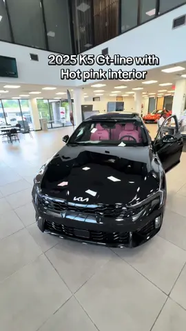 Brand new 2025 Kia K5 with custom seats RUSH MY DM IF INTERESTED WONT LAST LONG‼️‼️ #kia #k5 #pink #2025 #cars 