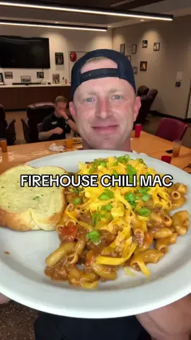 Had one day under 100 degrees and decided to make chili mac with the boys 👨🏻‍🚒 Comment “It’s On The Table” if you’re adding this to your fall meal rotation!