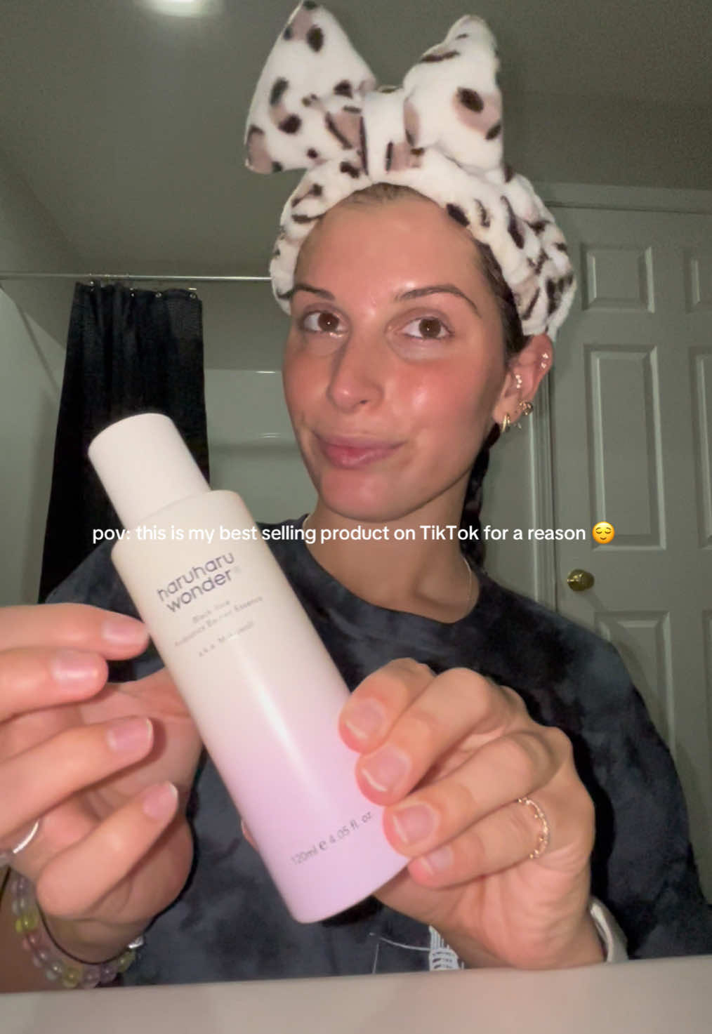 genuinely have made so much money last month from this milky toner 🫶🏼 literally the most hydrating, creamy milky toner I have ever used @haruharu wonder #milkytoner #haruharuwonder #toner #koreanskincare #dewyskin  