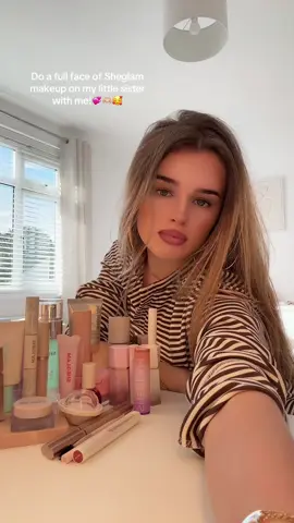 She lovees these videos🥰🩷 @𝓐𝓷𝓷𝓪 𝓵𝓲𝓭𝓭𝓵𝓮😚 #sheglam #fullfacemakeup #makeuptutorial #sheglamhaul @SHEGLAM 