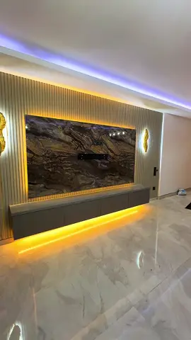 Tv ünitesi #tvünitesi #duvarpaneli #pvcmermerpanel #mdflambri #akustiklambri 