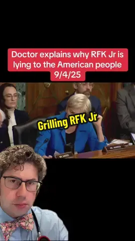RFK Jr needs to be fired. #rfkjr #publichealth #tiktokdoc #LearnOnTikTok 