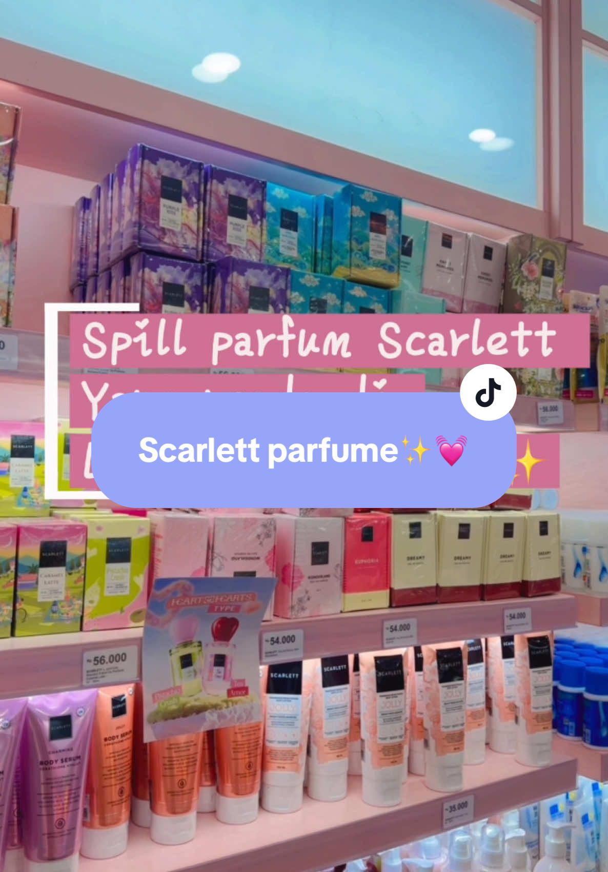 Spill parfume scarlett yang ready di Livi Beauty House👀✨ #scarlett #scarlettparfume #scarlettparfum #scarletthearts2hearts #fy #fyp #livibeautyhouse 