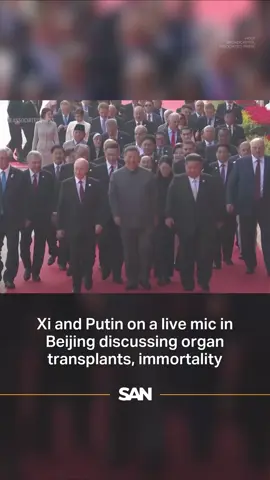 Chinese President Xi Jinping and Russian President Vladimir Putin were caught on a live mic discussing organ transplants, longevity and even immortality during Beijing’s military parade Wednesday. Putin later confirmed the exchange to reporters. The conversation sparked online buzz in China. Searches for “150 years” were censored on the Chinese social media site Weibo while posts surged elsewhere. The event marked 80 years since World War II’s end and gathered more than two dozen leaders, including North Korea’s Kim Jong Un. China displayed hypersonic missiles, naval drones and AI-enhanced anti-drone tanks. Stay ahead, stay informed. Follow SAN for unbiased, straight facts.