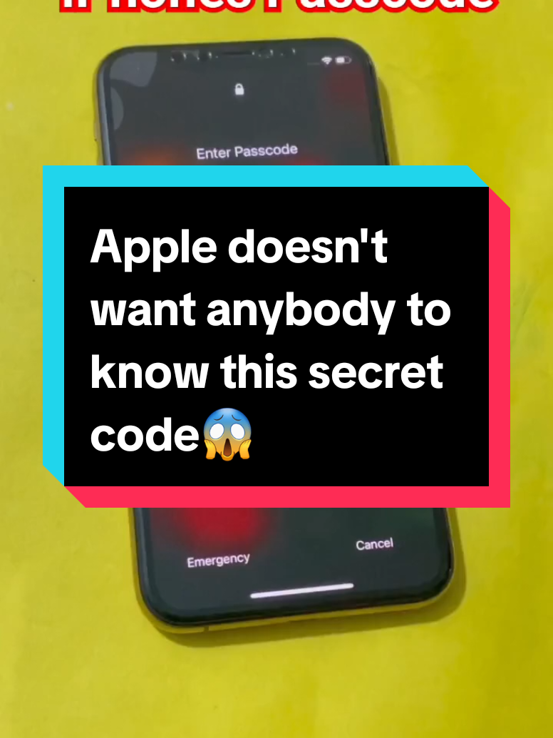 iPhone magic code 😳😱 #fyp  #unlockiphone  #iphoneunlock  #iphonetricks  #iphonetips 