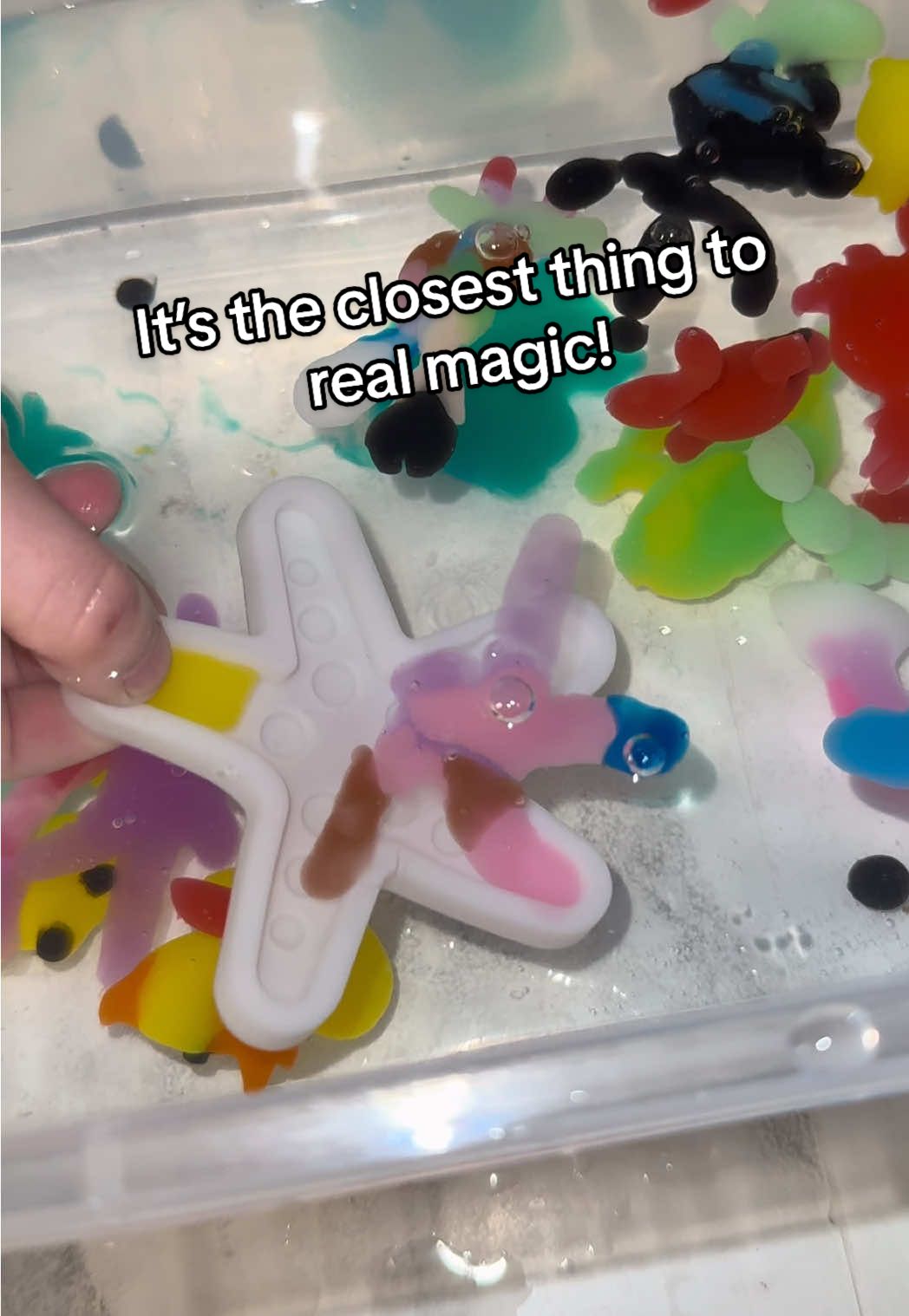 The magic water elf toy is pretty close to real magic! 