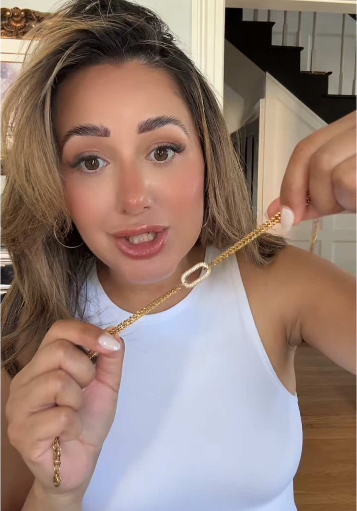 The Harper Choker is such a statement piece.  #tiktokshoprestock #harperjewelry 