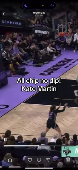 @katemartin03 all chip no dip #katemartin #valkaryies #WNBA 