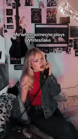 Instantly timetraveled back to the 80s💋 #80smusic #whitesnake #glammetal #metalheads #fyp 