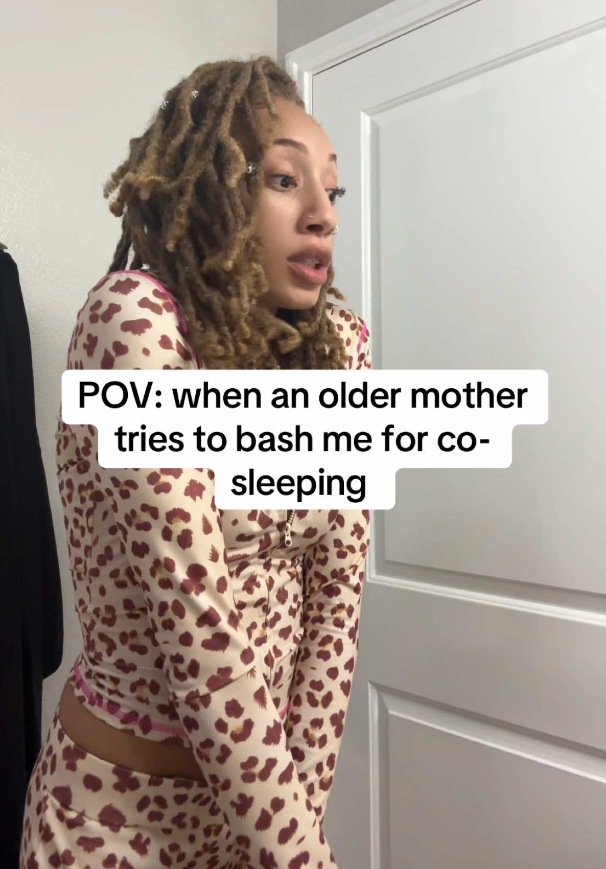 not finna make me feel bad BYE 😭🤣 #safesleep7 #fyp #fypシ #foryou #tiannarandle #momlife #firsttimemom #MomsofTikTok #postpartumjourney #postpartumrecovery #postpartum 