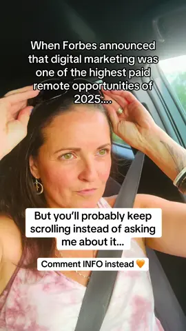 There’s a reason you’re seeing everyone talk about digital marketing! And if you’re curious and want to know more. Just ask. I’m here to help you learn about this amazing opportunity. And show you how you can start on your journey 🧡 Comment INFO for details  #digitalmarketing #digitalmarketingforbeginners #howtostartdigitalmarketing #makingmoneyonline #howtomakemoneyonline 