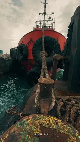 اعقل الاشياء لا يمكن فهمها الا من خلال الجنون…🚢 ، ، ، #بحر #سفينه #ميناء_الفاو #غيوم #creatorsearchinsights 
