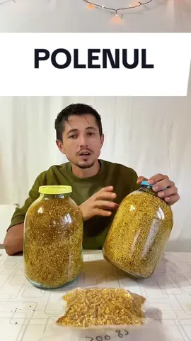 Voi cum îl păstrați ? În congelator sau în miere ? 🍯 #sanatate #altfeel🥦 #polen #imunitate #miere 