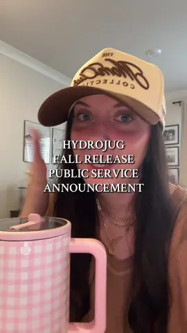 PSA FOR THE @HYDROJUG GIRLIES!!! FALL CUPS RELEASED TWO DAYS EARLY!!! RUNNNNN #tiktokshopnewarrivals #hydrojug #hydrojugfallcollection #hydrojugtraveler #newarrivalssurge 