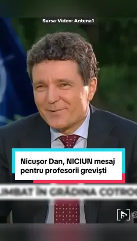 Nicușor Dan a declarat că pe 8 septembrie, când ar trebui să înceapă școlile, își va duce fetița la școală, așa cum obișnuia și în trecut, doar că nu are toate datele dacă va fi de luni, deoarece profesorii au anunțat că intră în grevă.  #nicusordan #educatie #invatamant #stirilezilei #gandul 