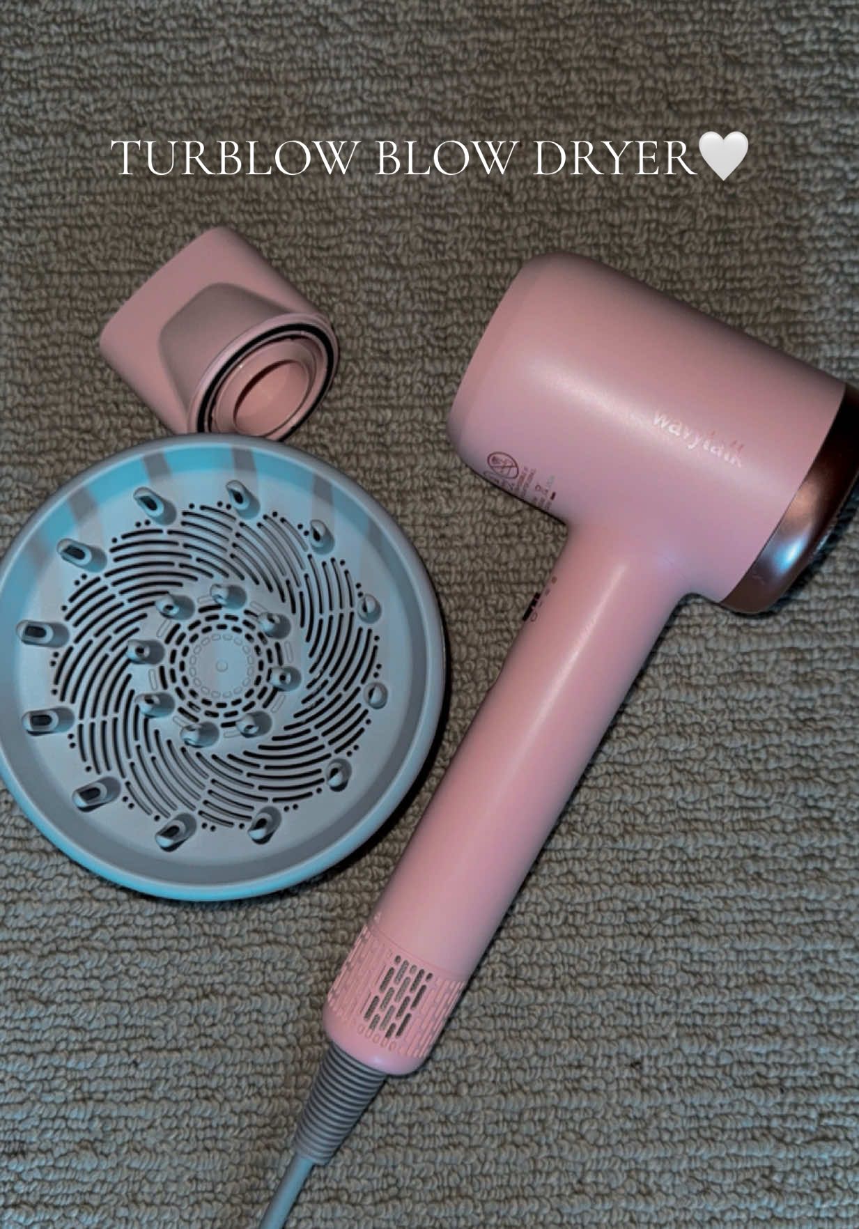 Hands down, the BEST blow dryer I’ve ever owned! 🩷 #wavytalk #blowdry #hairtok #hairtool #fyp 
