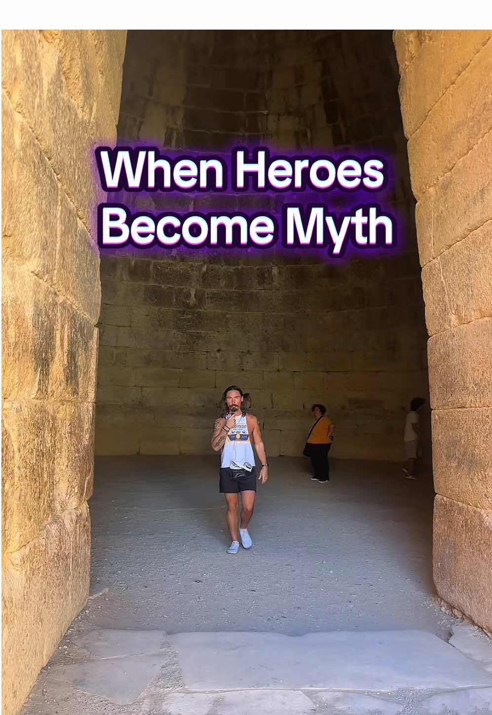Tomb of Agamemnon baby. Heck yeah. Challenge me in the comments so I can expand further please 🙏🏼 #history #ancientgreece #greekmythology #iliad #trojanwar 