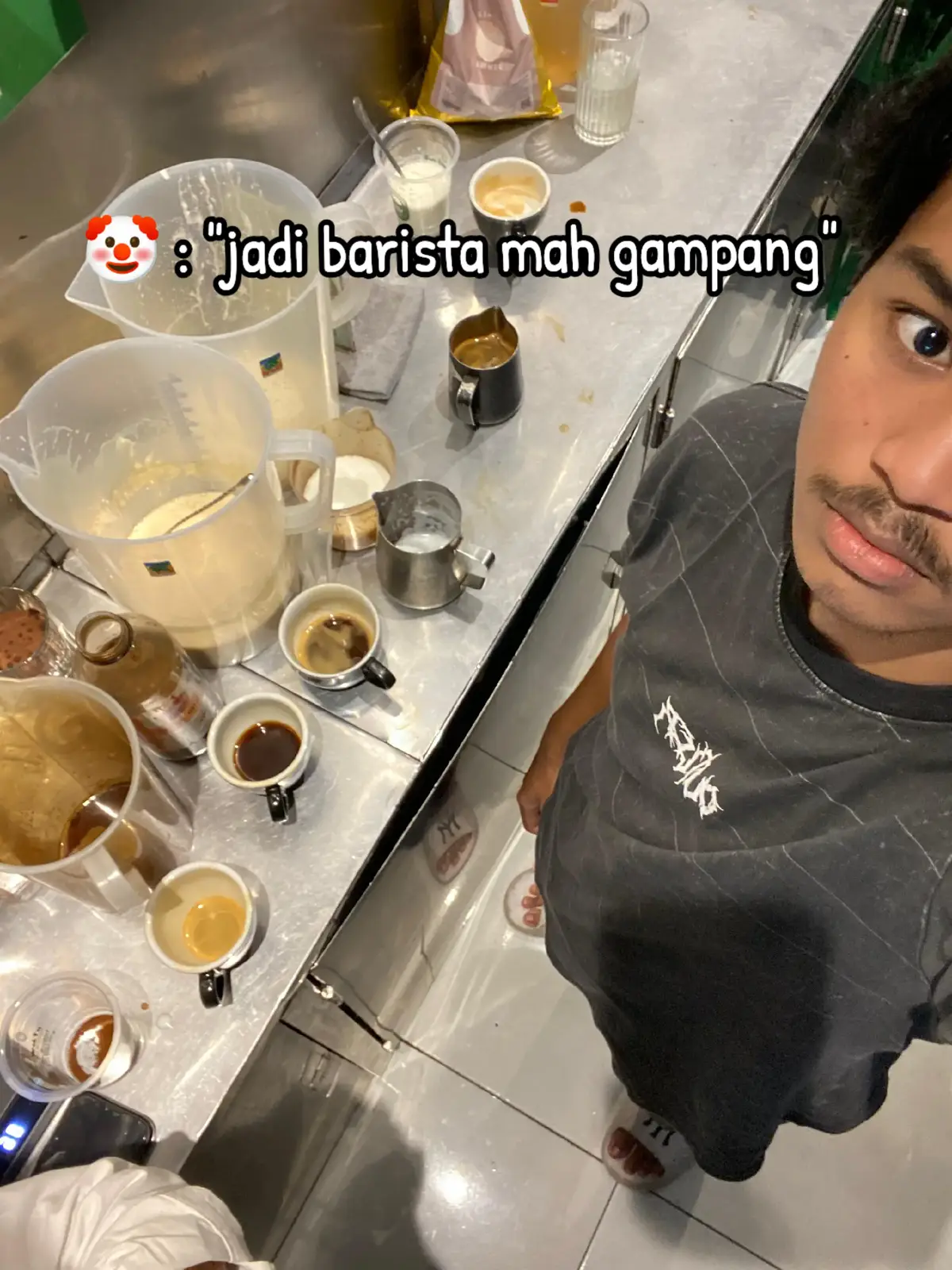 baru 1 resep, belum yg lain😵@BUN ROASTERY #placetogocafelampung #fyp #baristalife #baristaproblems 