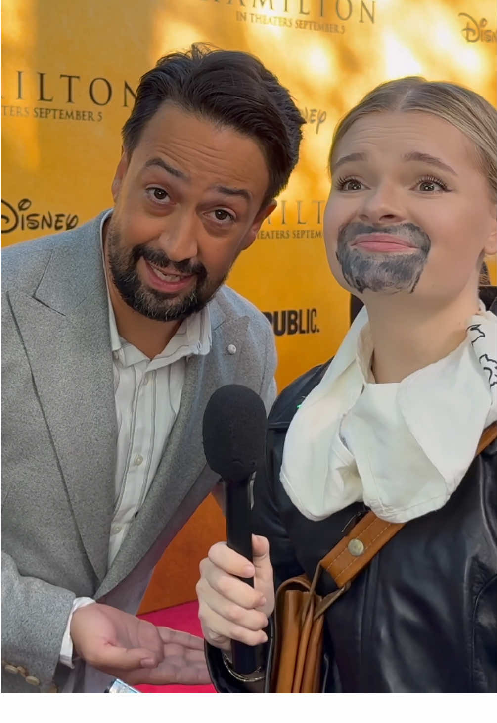 This little boys dreams came true last night⭐️ Thank you Lin-Manuel Miranda and @Disney Studios for one heck of an experience <3 #ashby #ashbyhamilton #linmanuelmiranda #fyp #fypシ゚viral 