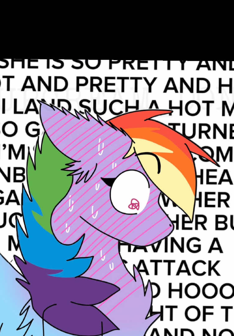 Gay panic is a serious condition 🤭🧡🩵 #appledash #mylittlepony #applejack #rainbowdash #mlpfandom 