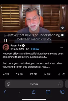 You’ve heard me talk about Metcalf law in the network effects regarding cryptocurrency. Yet my market cap Bros hardly ever look into it.