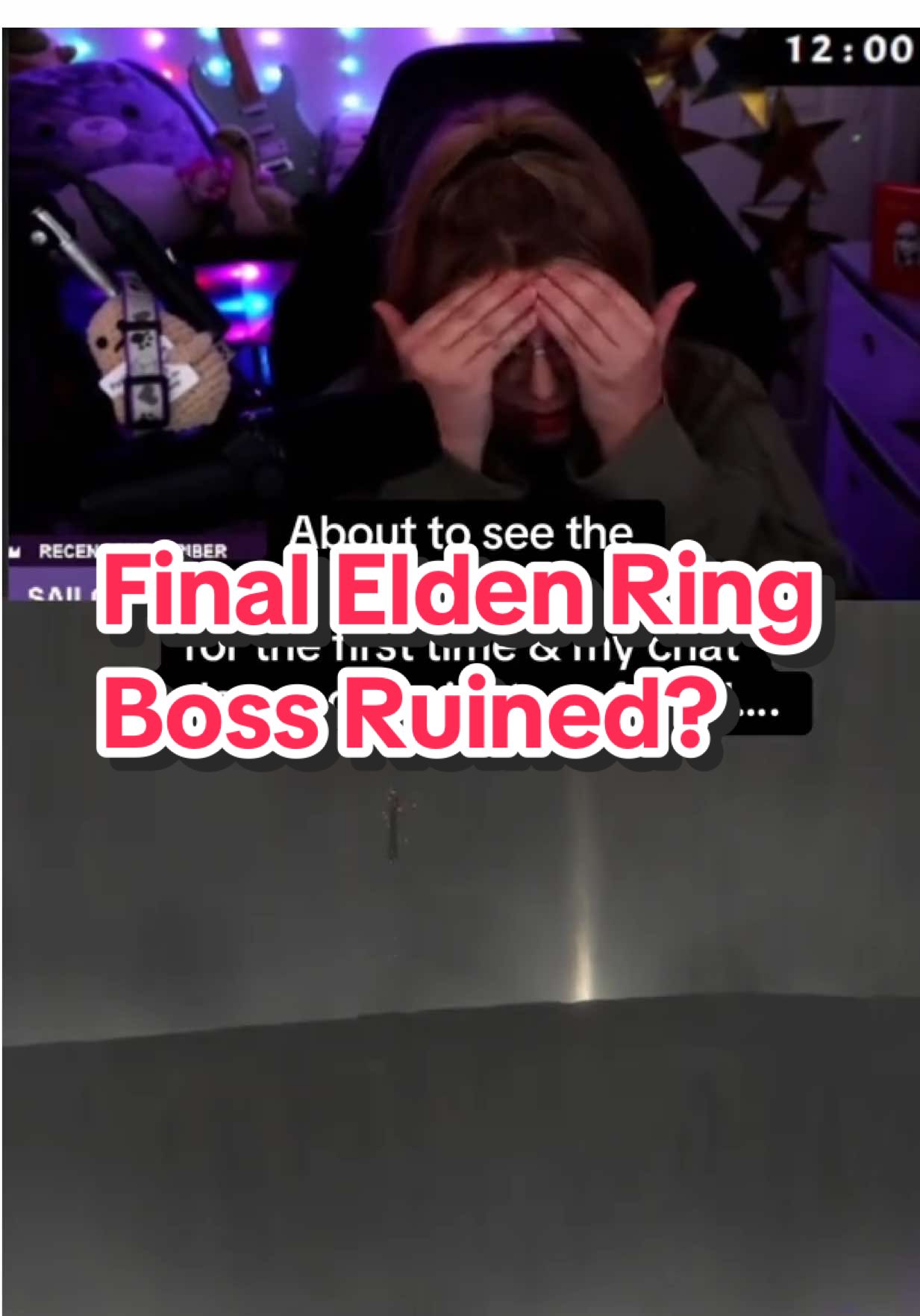 I turned off all channel points before this & they still found a way to troll 😓 #eldenring #eldenringgameplay #streamer #eldenringedit #fyp  