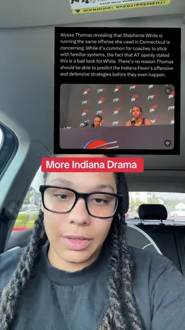 More Indiana Fever drama #WNBA #indianafever #alyssathomas #stephaniewhite #caitlinclark