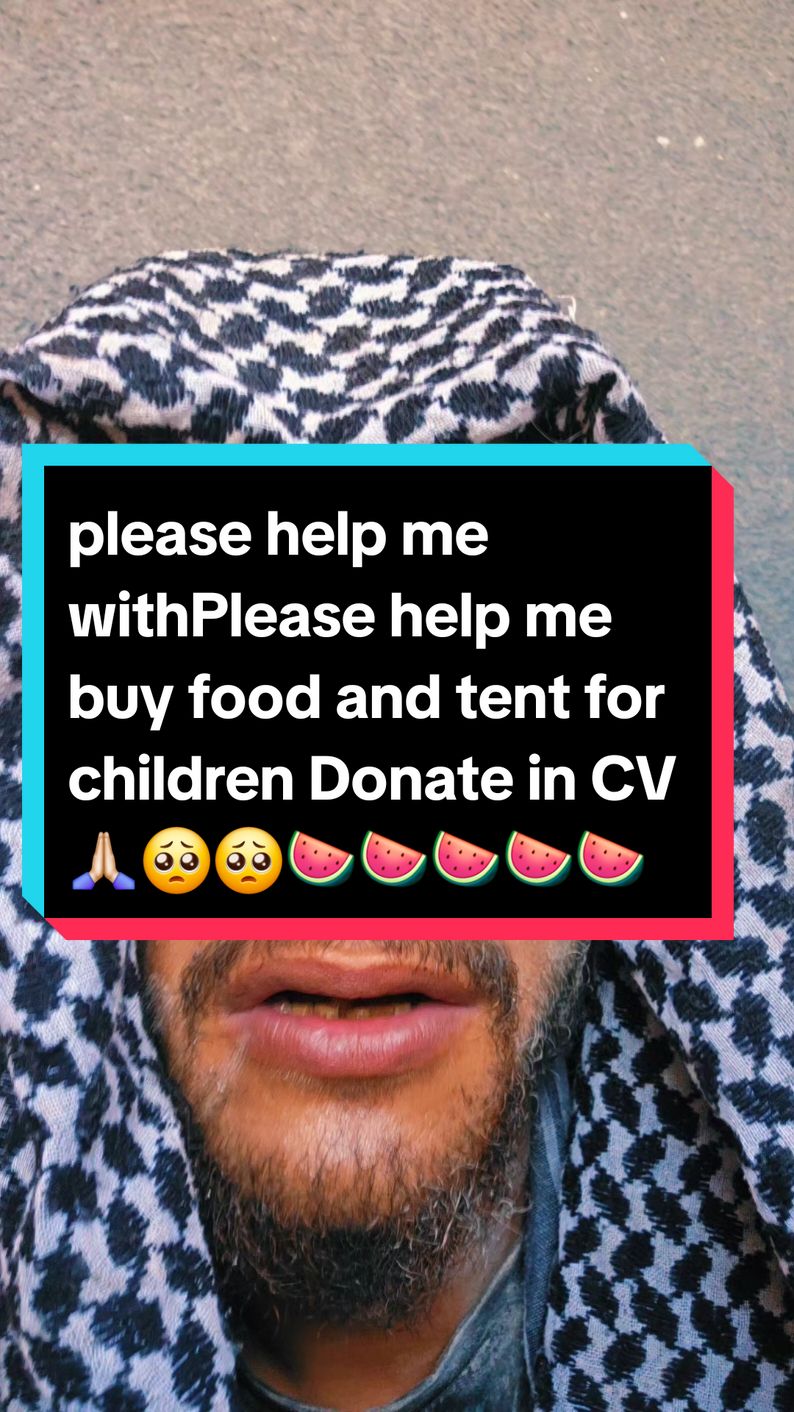 Please help me buy food and tent for children Donate in CV 