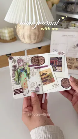 Mini journal ✨ #artjournal #journaling #stationery #scrapbook #washitape 