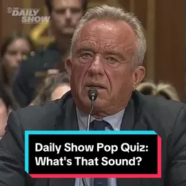 👂#DailyShow #RFKJr #PopQuiz 