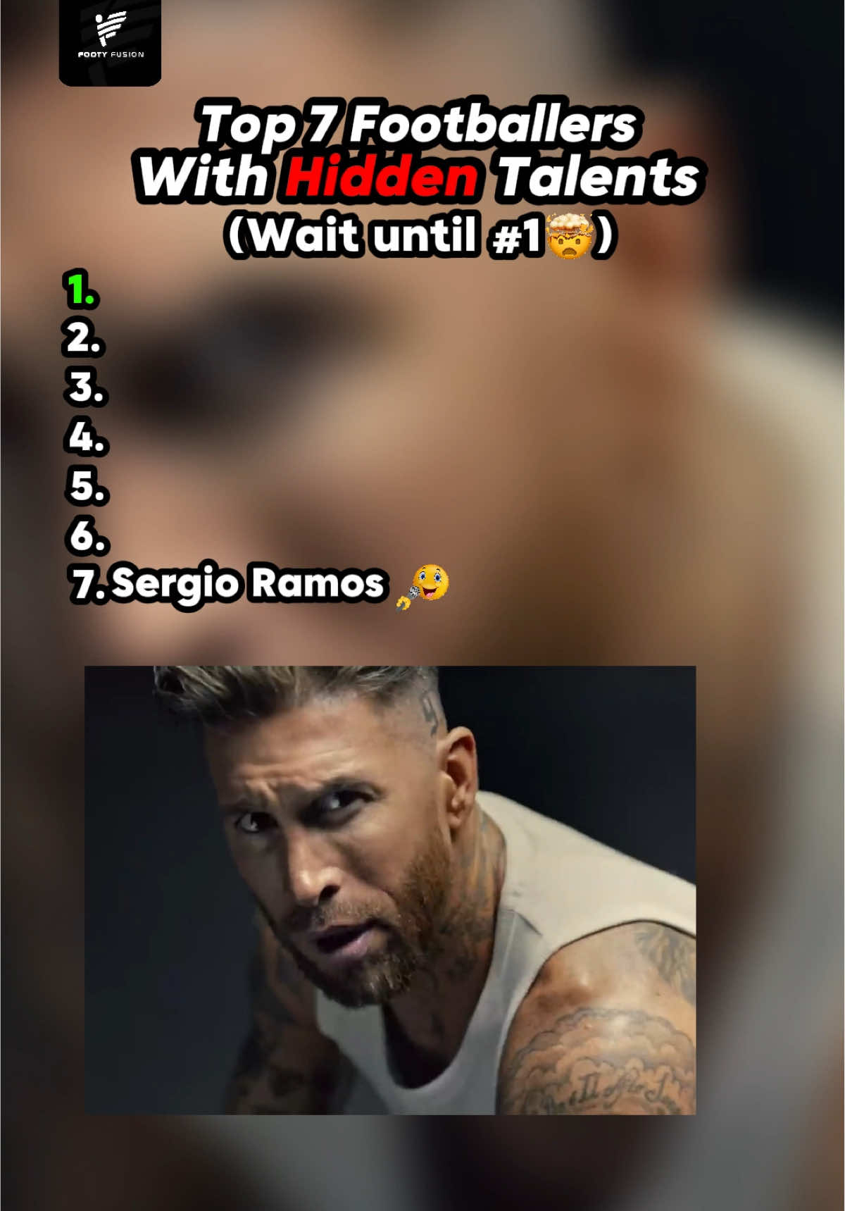 Top 7 footballers with hidden talents! #footballtiktok #tiktoksports #hiddentalents #fyp #footyfusion 