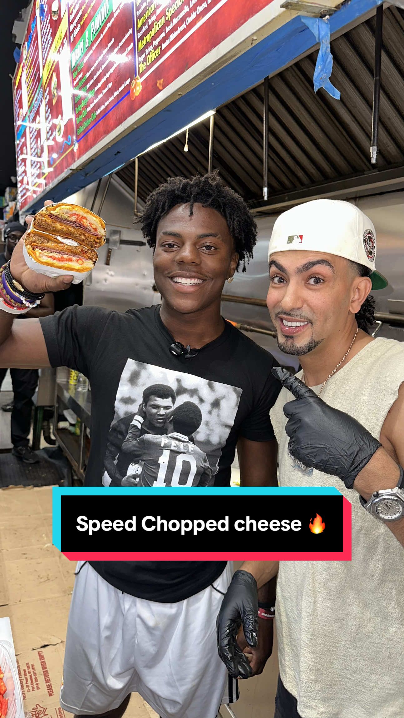 Choped cheese for speed THE OCKY WAY 🔥‼️ @IShowSpeed #theockyway #ockyway #generalock #nevanevaneva 