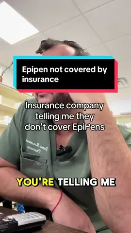 My patient’s insurance plan told me they don’t cover EpiPens. This is a life-saving medication that can cost between $200 and $500. How can an EpiPen be considered non-formulary? #pharmacy #pharmacist #healthcare #medicine #fyp 
