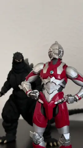 Godzilla and Ultraman #fyp #godzilla #ultraman #actionfigures #fypシ゚viral 