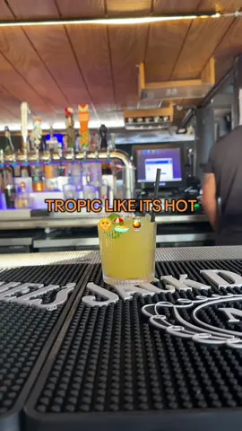 Tropic Like It’s Hot Cocktail🌞 @Marcel Hanson #wastedgrainscottsdale #oldtown #bartender #cocktails 