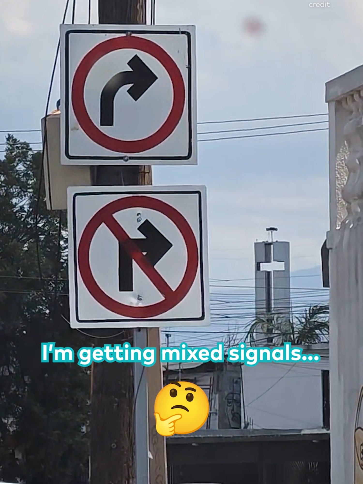 These signs are giving me trust issues 😭 #paradox #streetsigns #yesorno