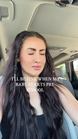 This trend DID NOT GO HOW I THOUGHT IT WOULD GO. Truly, I’m excited for all of us to experience new stuff and I know I’ll be a better and more engaged mom now that I have a couple of hours a week to…. Breathe… but I’m still crying in the parking lot so there’s that 🤓👍🏻 #spedpreschool #autismmom #backtoschool #fyp #momlife 