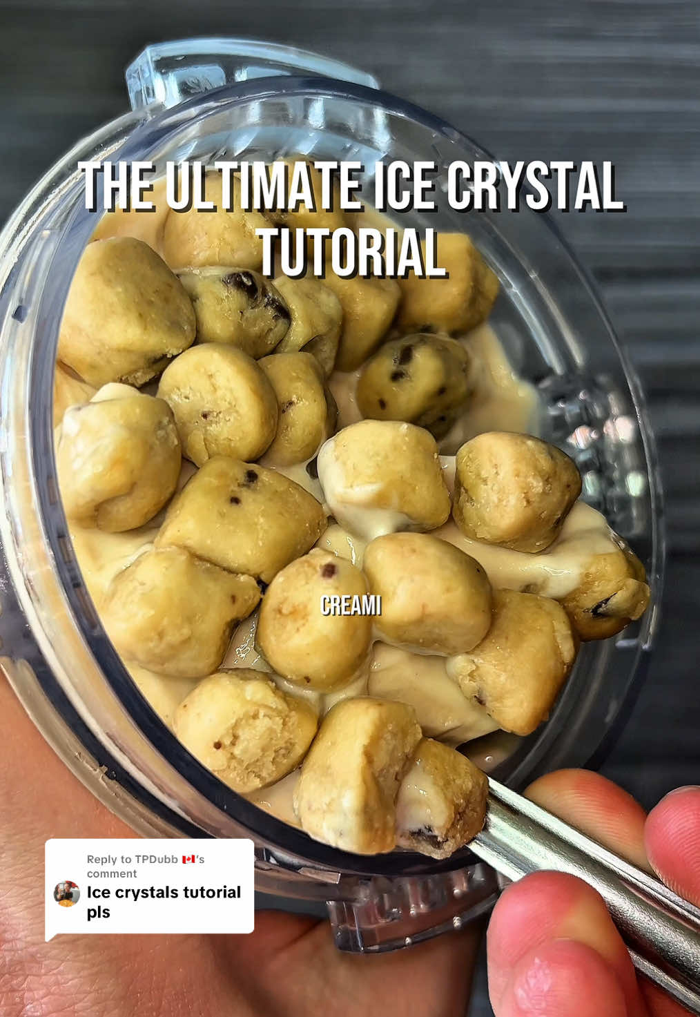 Replying to @TPDubb 🇨🇦 500+ pints later… here’s how to actually fix ice crystals in the Ninja Creami 🍦 All the recipes in this video are already posted - or grab the full recipe book (link in bio) for the complete lineup (145 recipes) 📘🔥 Follow me for more @Ninja Kitchen Creami recipes and tips! Code FPF to save on @Prime Bites Protein Treats @Fuul Snacks @Hormbles Chormbles  • • • • #ninjacreami #icecrystals #fpf #proteinicecream #ninjacreamitips 