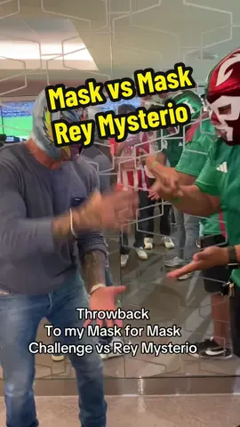 Since it’s throwback Thursday 🔥🤙🏽 that one time I got to meet my legend Rey Mysterio and went mask for mask 1v1 😭🔥 #reymysterio #WWE #fyp #s4daves #viral 