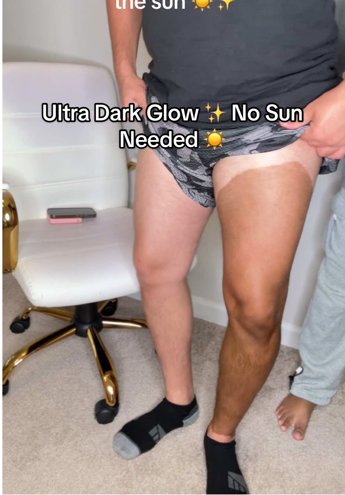 The darkest tan without the sun ☀️✨ streak-free, non-sticky & vegan 🫶🏽 my glow secret is officially unlocked! #SelfTanSeason #BronzedBabe #GlowGoals #VeganBeauty #TikTokShopCreatorPicks 
