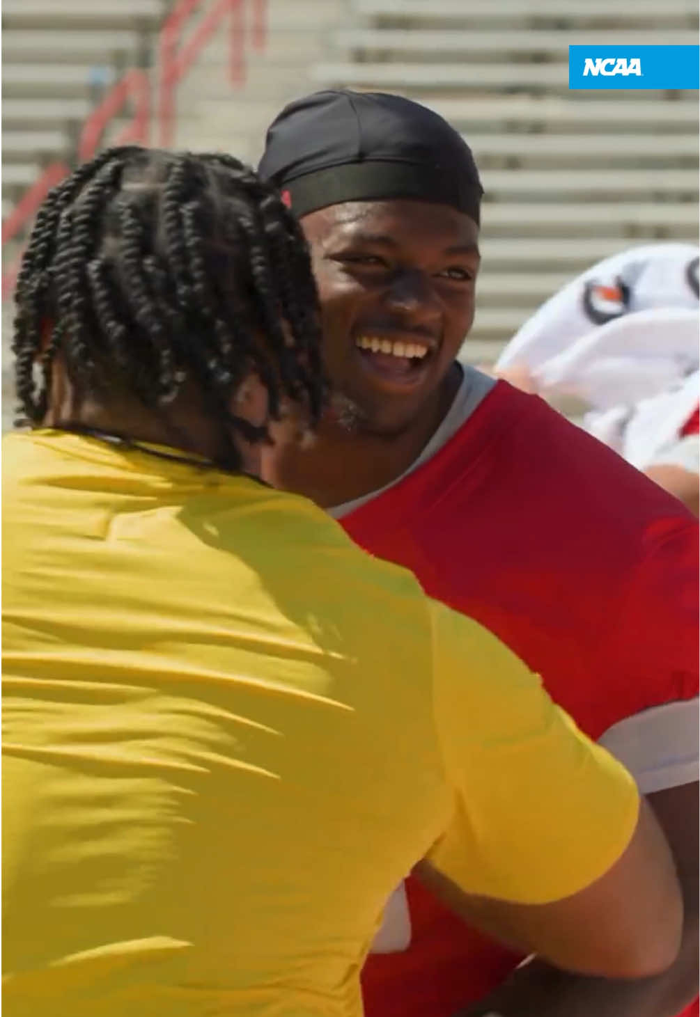 Hustle, heart, and hard-earned scholarships! 🏈🐢 Maryland Football players Eli Mason, Ricardo Cooper Jr. and Darius Grimes were all awarded scholarships during their fall training camp! 🥹 #NCAAFB x 🎥 @Maryland Football 