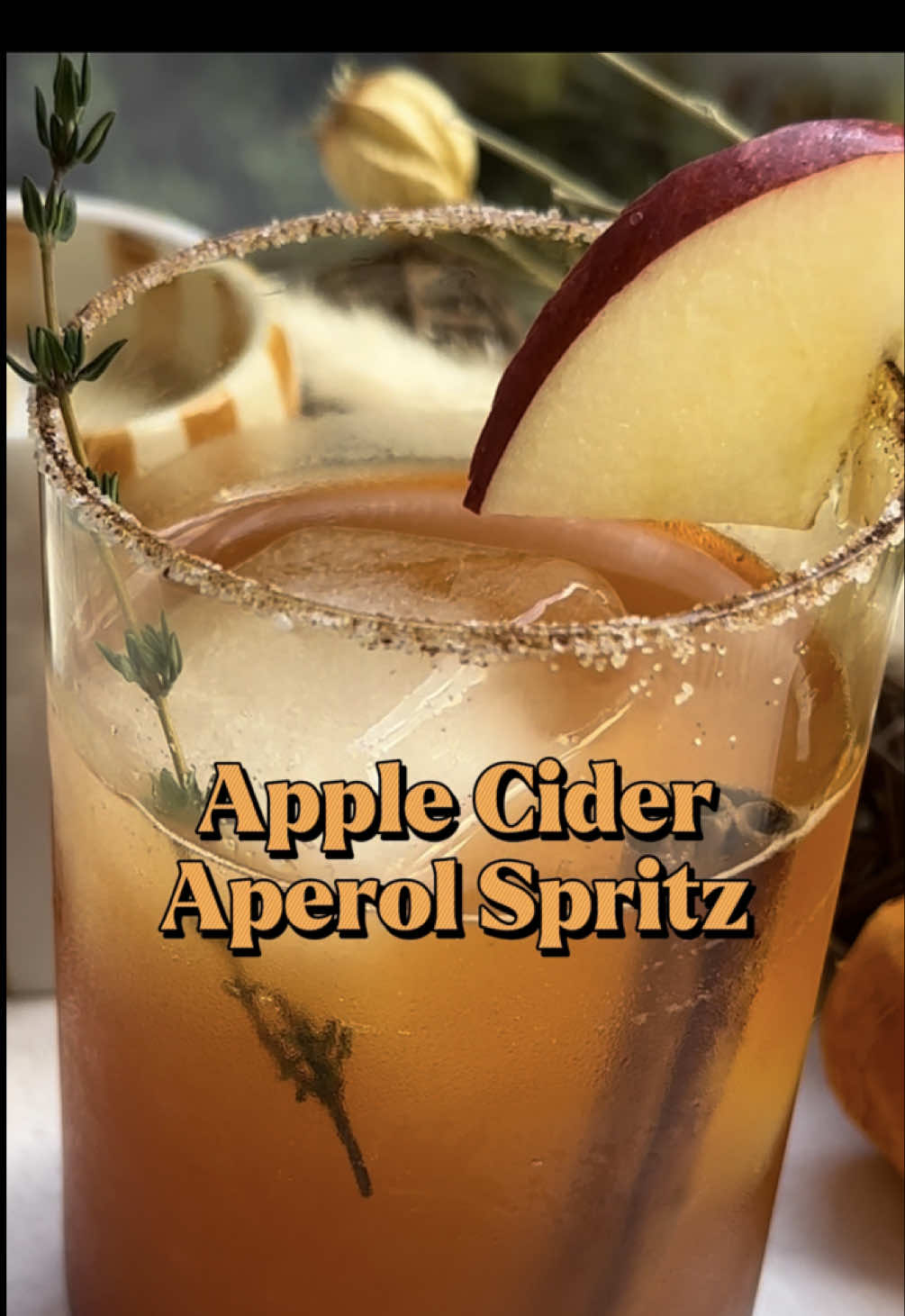 When life gives you apples… add Aperol 😉🍂 Meet your new favorite fall spritz, best enjoyed in our Tuscany Stackable Amber Coolers.  #autumn #pumpkinseason #falldecor #cozyvibes #fallrecipes 